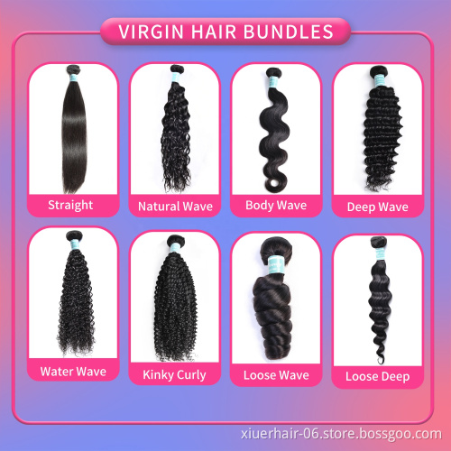 Wholesale Cheap Free Shipping Grade 10A 40 Inch 30 Inches Raw Peruvian Human Hair Bundles With Closure Inch 18